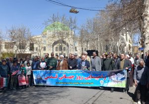 راهپیمایی روز قدس در محلات