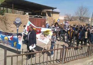 راهپیمایی روز قدس در روستای ورسفلی شهرستان محلات