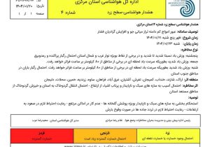 هشدار زرد هواشناسی: وزش باد شدید تا ۸۰ کیلومتر بر ساعت در راه