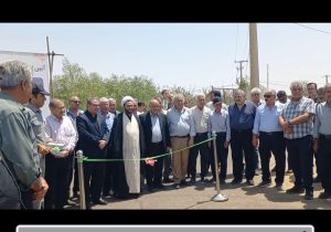 افتتاح پروژه بهسازی جاده میانه‌دشت نیم‌ور