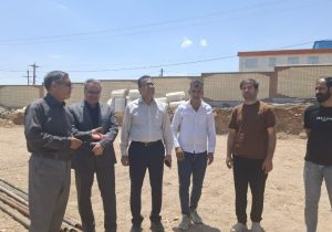 بازدید از احداث هنرستان شهید مصطفی‌خمینی محلات
