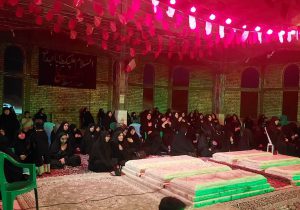 عزاداری در شهدای گمنام