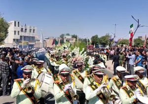 تشییع پیکر مطهر شهدای مردمی شهرستان خمین