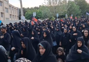 پیاده روی خانوادگی جاماندگان از قافله اربعین حسینی (ع)