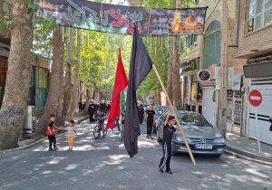 دسته عزای امام رضا(ع) در محلات
