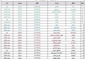 درخشش شورای دانش‌آموزی مدارس محلات در استان مرکزی