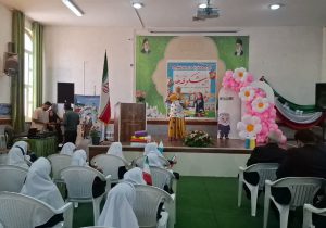 مراسم جشن شکوفه‌ها در دبستان دخترانه شاهد فاطمیه محلات