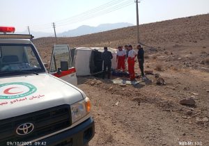 واژگونی یک دستگاه خودرو پراید،۱ مصدوم بر جای گذاشت