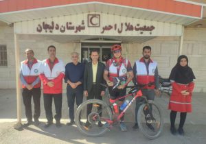 رکاب‌زنی ۸۸ کیلومتری نجاتگر محلات به مناسبت هفته ورزش و تربیت بدنی