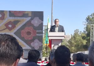 پهن شدن بزرگ‌ترین فرش گل خاورمیانه در محلات