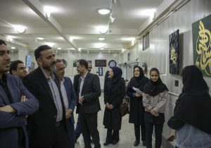 افتتاح نمایشگاه کالیگرافی چکاوک آثار هنرجویان هنرستان بانو امین
