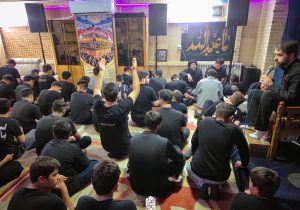 آیین سوگواری فاطمیه اول در بیت‌الزهرا (س) محلات