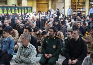 حضور گسترده بسیجیان محلات در نماز جمعه هفته بسیج