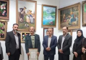 افتتاح نمایشگاه نقاشی استاد عباس پویان و هنرجویان در محلات