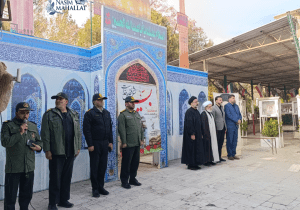 تجمع بسیجیان محلات در گلزار شهدا