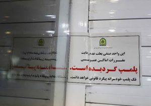 پلمپ دو واحد صنفی متخلف در محلات