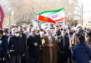 تجمع باشکوه مردم محلات علیه اغتشاشگران