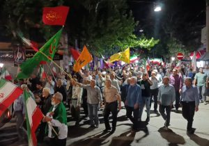 نودویکمین شب ایستادگی و همدلی محلاتی‌ها در خیابان