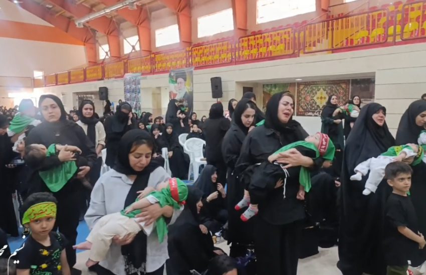 لالایی مادران محلاتی برای شش‌ماهه دشت کربلا