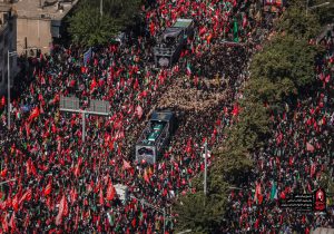 تشییع پیکر مطهر امام شهید در تهران