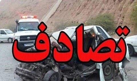 واژگونی خودروی پراید در محور آبگرم