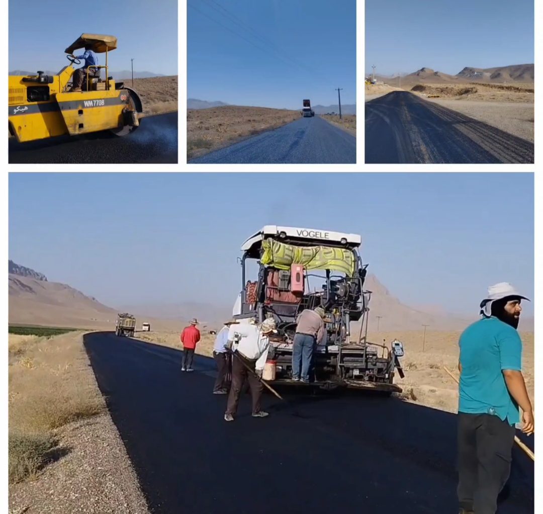 بهسازی و آسفالت چند محور بین روستایی در شهرستان محلات